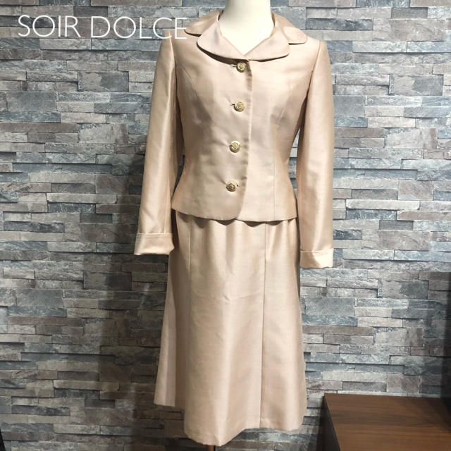 SOIR(ソワール)の東京ソワール/SOIR DOLCE❤️ジャケット・スカート❤️スーツ レディースのフォーマル/ドレス(スーツ)の商品写真