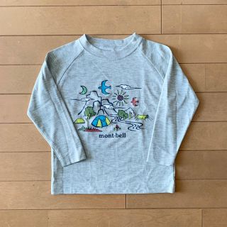 モンベル(mont bell)の美品 モンベル ロンT ロンティー グレー(Tシャツ/カットソー)