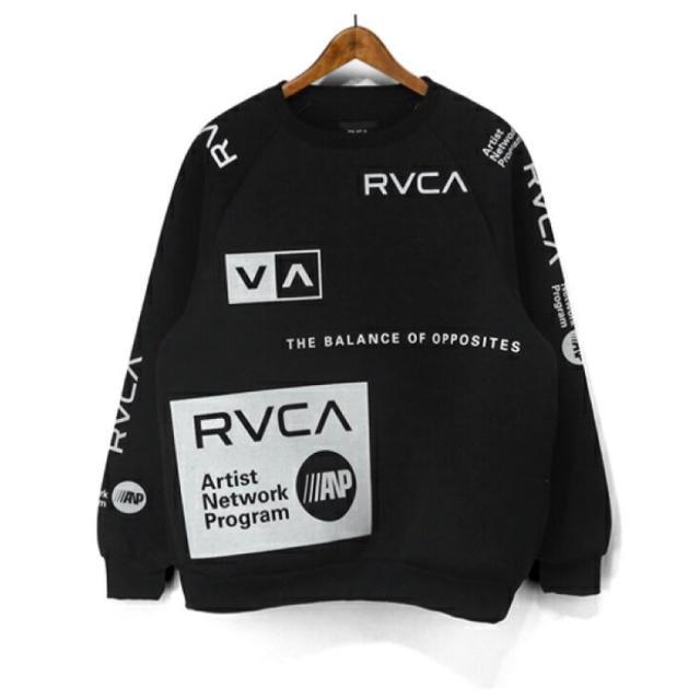 新品 RVCA ルーカ ボンディング トレーナー クルー スウェット Lトップス