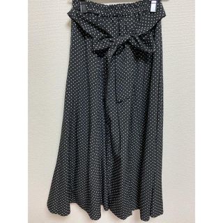 ジルバイジルスチュアート(JILL by JILLSTUART)の【美品】ジルバイジルスチュアート ドットロングスカート サイズ：S(ロングスカート)