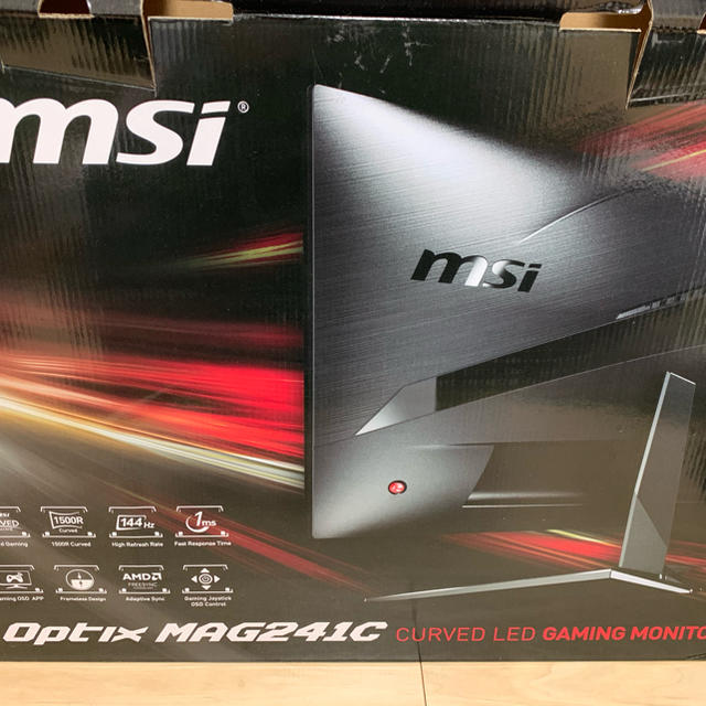 msi Optix MAG241C 湾曲ゲーミングモニター 23.6インチ