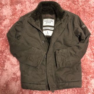 アバクロンビーアンドフィッチ(Abercrombie&Fitch)の【美品】Abercrombie & Fitch ボア ジャケット L(ミリタリージャケット)