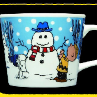 スヌーピー(SNOOPY)のケンタッキー スヌーピー  2019 クリスマス マグカップ ブルー ケンタ(グラス/カップ)