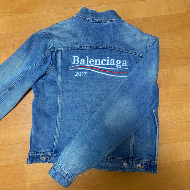 日本最大の Balenciaga - デニムジャケット 2017 BALENCIAGA Gジャン 