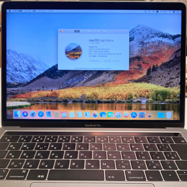 Mac (Apple) - MacBook Pro 13インチ ４コア4サンダーボルト2018モデル 極上品