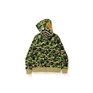 アベイシングエイプ(A BATHING APE)のBape ABC SHARK FULL ZIP HOODIE CAMO S(パーカー)