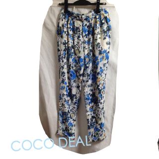 ココディール(COCO DEAL)のCOCO DEAL♡花柄タックパンツ(クロップドパンツ)