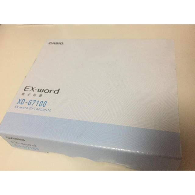 電子辞書 CASIO EX-word XD-G7100