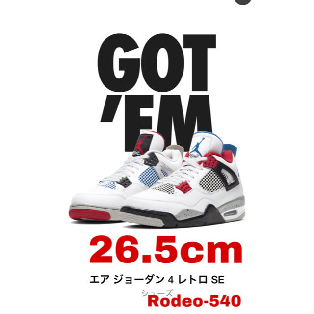 NIKE AIR JORDAN 4 WHAT THE ナイキ エアジョーダン4