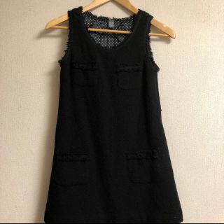 ザラキッズ(ZARA KIDS)のkids 150 ZARA  ツイード　ワンピース(ワンピース)