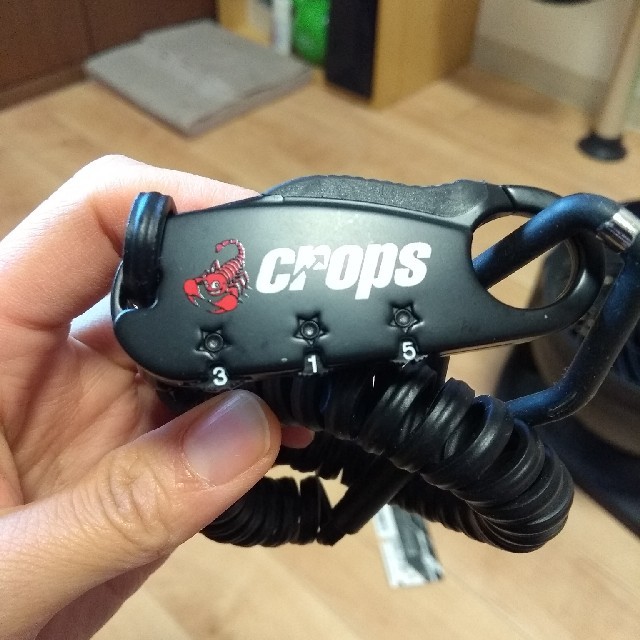 CROPS(クロップス)のcrops CP-SPD04-BR Q-BIRO ケーブルロック  鍵 スポーツ/アウトドアの自転車(その他)の商品写真