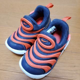 ナイキ(NIKE)のNIKE　ナイキ　ダイナモ　14cm　黒　オレンジ(スニーカー)