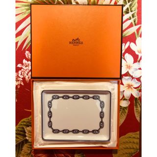 エルメス(Hermes)のHERMES■エルメス トレー シェーヌダンクル■オーシャンブルー 長方形■新品(食器)