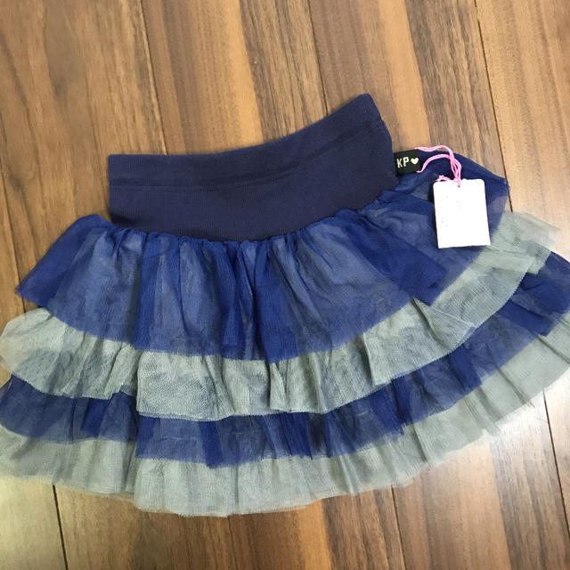 KP(ニットプランナー)の新品　kp チュールスカート　120 キッズ/ベビー/マタニティのキッズ服女の子用(90cm~)(スカート)の商品写真