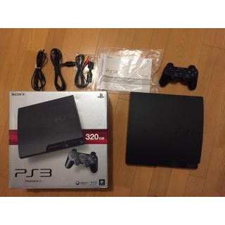 プレイステーション3(PlayStation3)のPlayStation 3 (CECH-3000B)チャコールブラック320GB(家庭用ゲーム機本体)