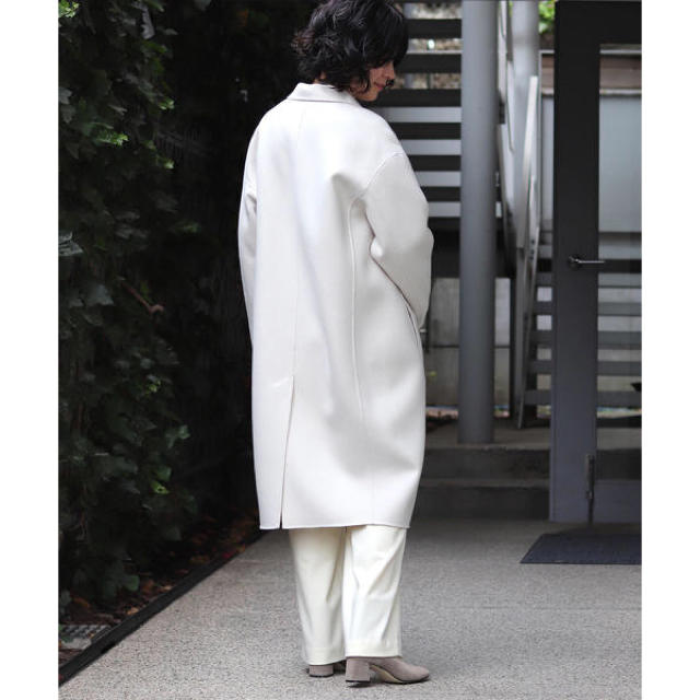 新品タグ付 GALERIE VIE □ライトメルトン チェスターコート ベージュ