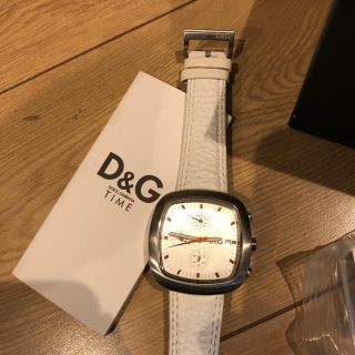 ディーアンドジー(D&G)のD&Gの白レディース腕時計(腕時計)