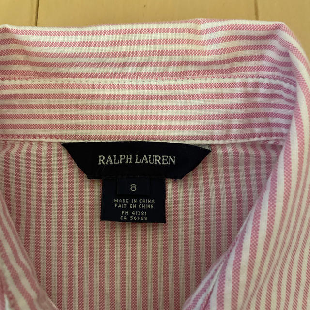 Ralph Lauren(ラルフローレン)のラルフローレン　ミニワンピース　サイズ8 キッズ/ベビー/マタニティのキッズ服女の子用(90cm~)(ワンピース)の商品写真