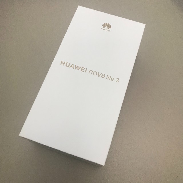 novalite3□カラーHUAWEI nova lite3新品未開封 ブラック