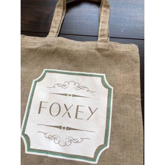 FOXEY(フォクシー)のFOXEY　ノベルティ　リネン素材ミニバッグ レディースのバッグ(エコバッグ)の商品写真