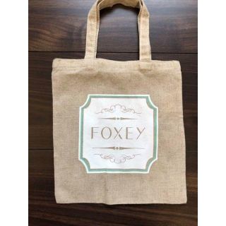 フォクシー(FOXEY)のFOXEY　ノベルティ　リネン素材ミニバッグ(エコバッグ)