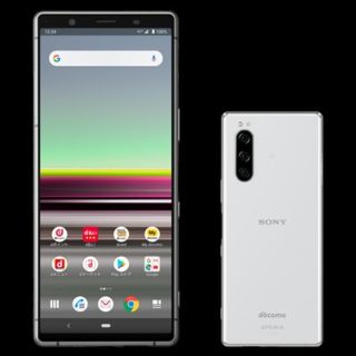 ソニー(SONY)の【SIMフリー/新品未使用】docomo Xperia5 SO-01M/グレイ(スマートフォン本体)