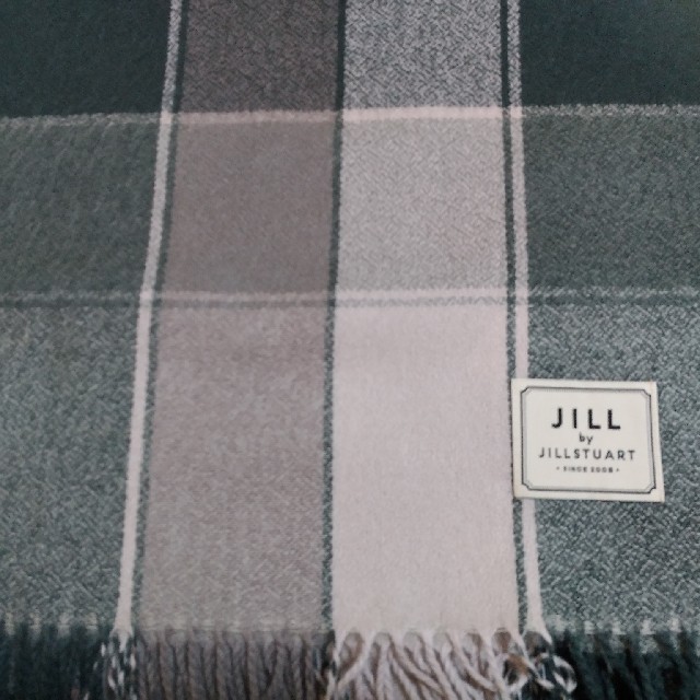 JILL by JILLSTUART(ジルバイジルスチュアート)の【新品】ジルバイジルスチュアート チェックストール チャコールピンク レディースのファッション小物(ストール/パシュミナ)の商品写真