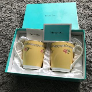 ティファニー(Tiffany & Co.)のいちごみるく様　TIFFANY&CO マグカップ ２客 ティファニー (グラス/カップ)