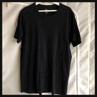 エイチアンドエム(H&M)のH&M 黒Tシャツ　Lサイズ　メンズ　美品　(Tシャツ/カットソー(半袖/袖なし))