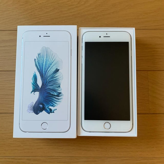 iPhone6S 本体　ガラスフィルム付き　色シルバー　64G  SIMフリー