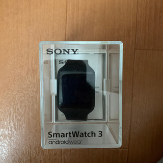 ソニー(SONY)のSONY(ソニー)スマートウォッチ3 SWR50　ブラック(腕時計(デジタル))