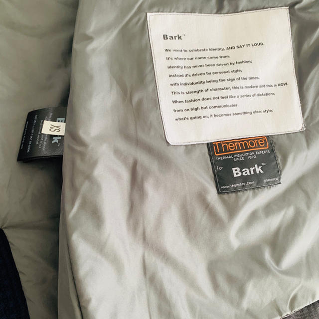 BARK(バーク)の美品 Bark (バーク) ロングダッフルコート ネイビーXS メンズのジャケット/アウター(ダッフルコート)の商品写真