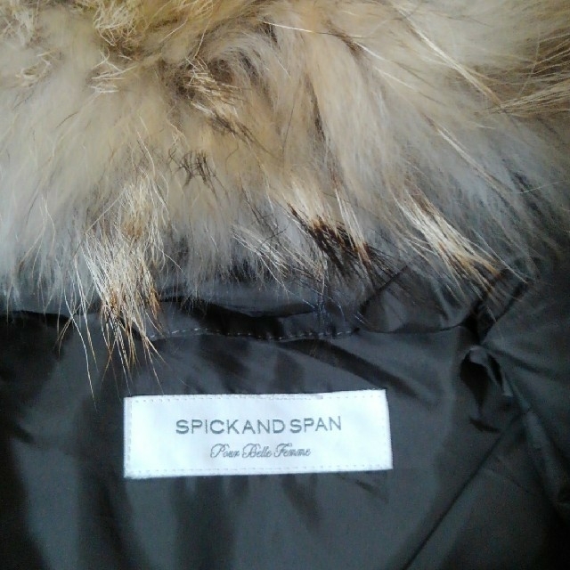 Spick & Span(スピックアンドスパン)のspick-and-span ダウンコート　フードファー付 レディースのジャケット/アウター(ダウンコート)の商品写真