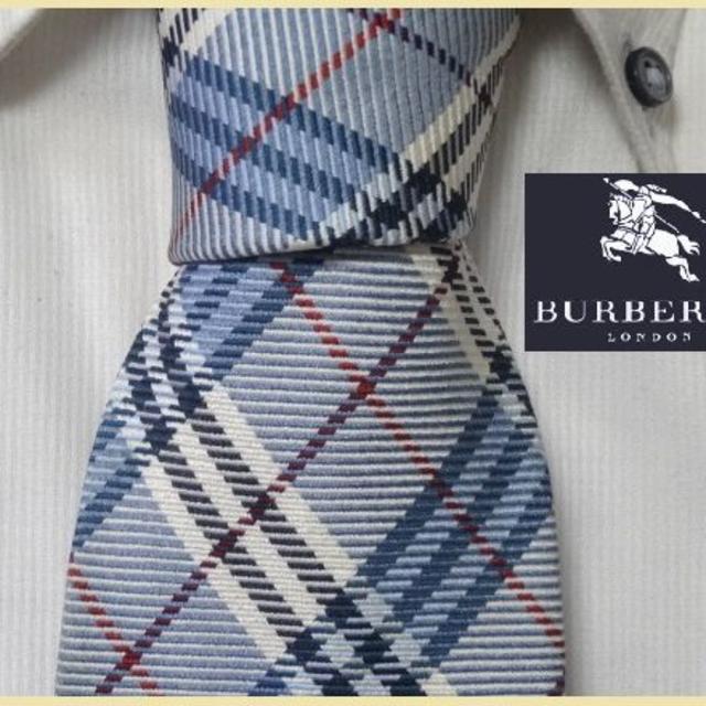 BURBERRY(バーバリー)の極美品★バーバリーロンドン★【チェック柄】高級ネクタイ★クリーニング済 メンズのファッション小物(ネクタイ)の商品写真