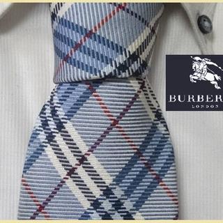 バーバリー(BURBERRY)の極美品★バーバリーロンドン★【チェック柄】高級ネクタイ★クリーニング済(ネクタイ)