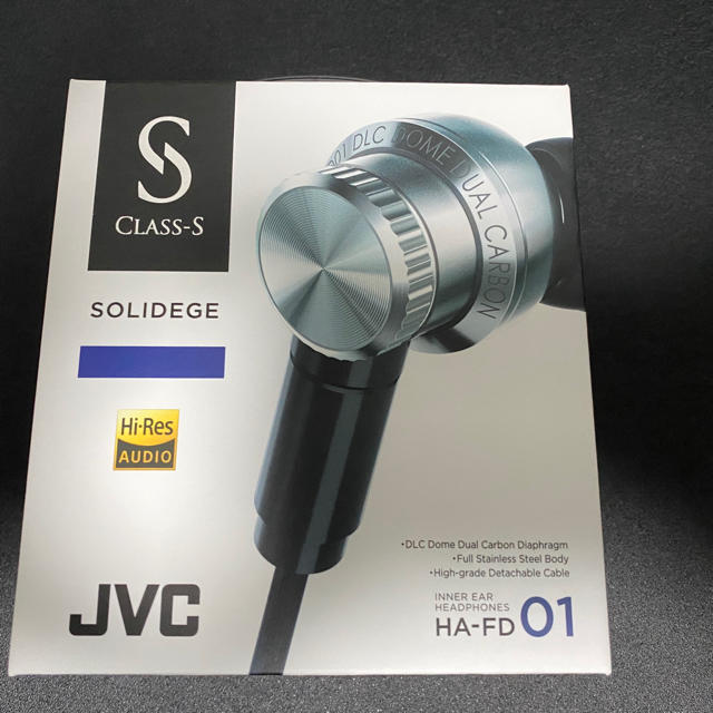 オーディオ機器JVC HA-FD01 カナル型イヤホン CLASS-S