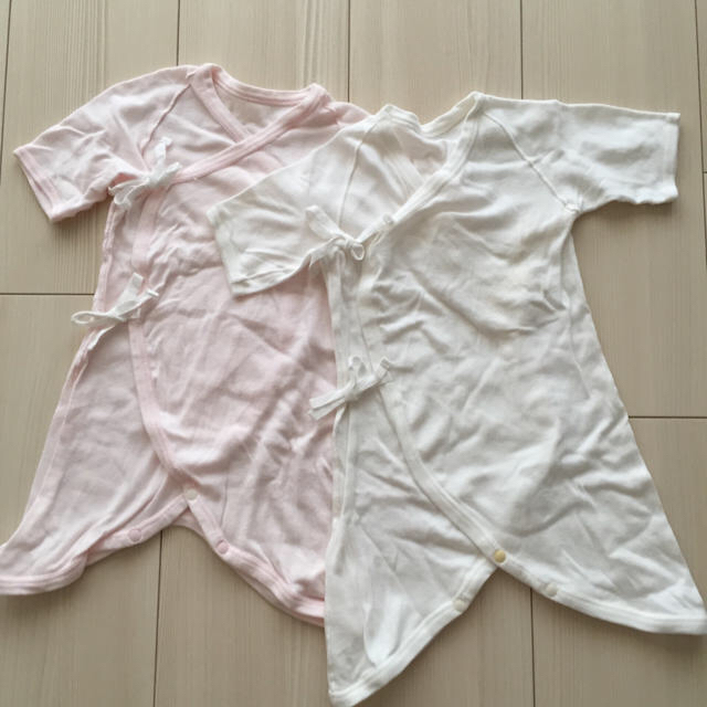 MUJI (無印良品)(ムジルシリョウヒン)の専用☆オーガニックコットンコンビ肌着 キッズ/ベビー/マタニティのベビー服(~85cm)(肌着/下着)の商品写真