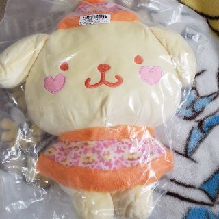 ポムポムプリン(ポムポムプリン)の値下げ！ポムポムプリン 冬バージョンぬいぐるみ(ぬいぐるみ)