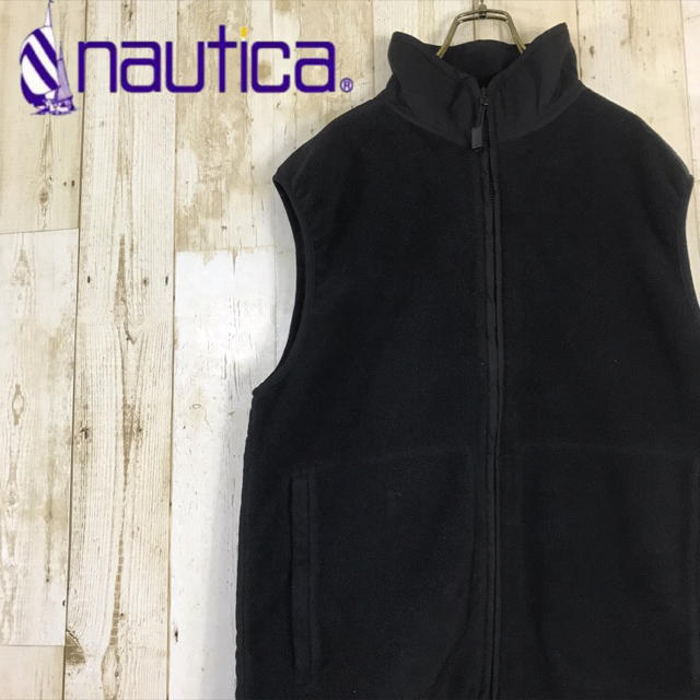 NAUTICA(ノーティカ)のNAUTICA ノーティカ フリース ベスト ロゴプリント コンペティション メンズのトップス(ベスト)の商品写真