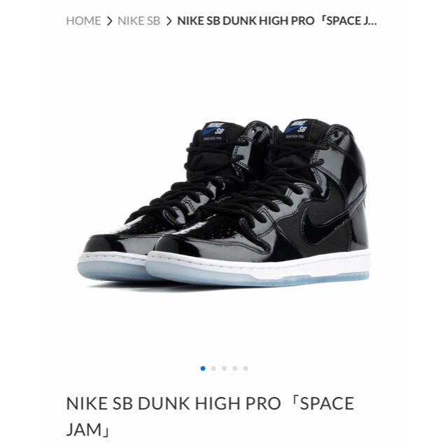 NIKE SB DUNK High Space Jam  28.0cmスニーカー