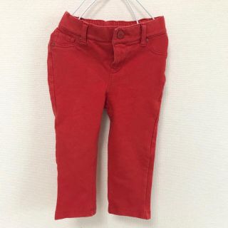 ベビーギャップ(babyGAP)のbaby GAP ストレッチパンツ　赤　スパッツ(パンツ/スパッツ)