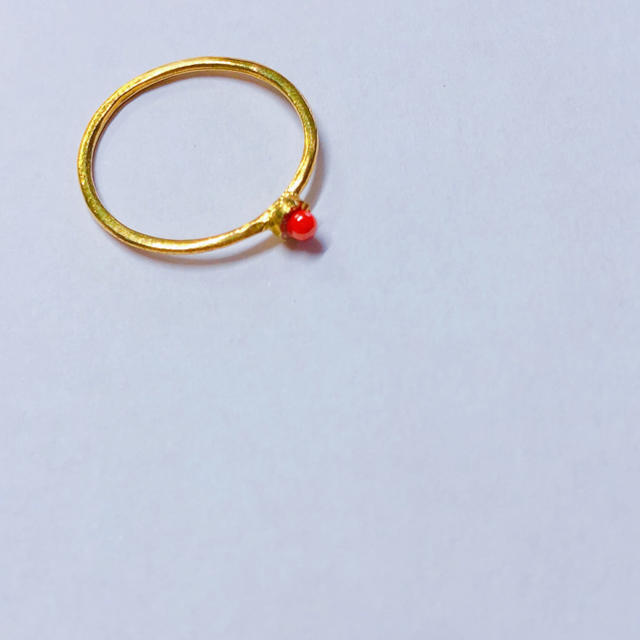 point pinkie (lapis lazuli) レディースのアクセサリー(リング(指輪))の商品写真