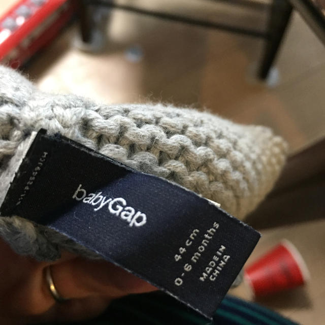 babyGAP(ベビーギャップ)のベビーギャップ ニット帽 キッズ/ベビー/マタニティのこども用ファッション小物(帽子)の商品写真