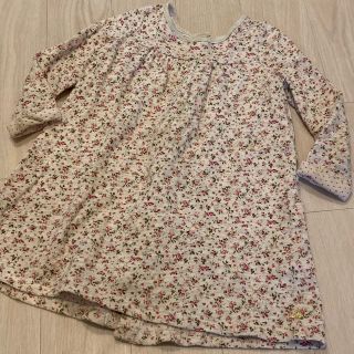 プチバトー(PETIT BATEAU)のプチバトー　花柄ワンピース　3a(ワンピース)