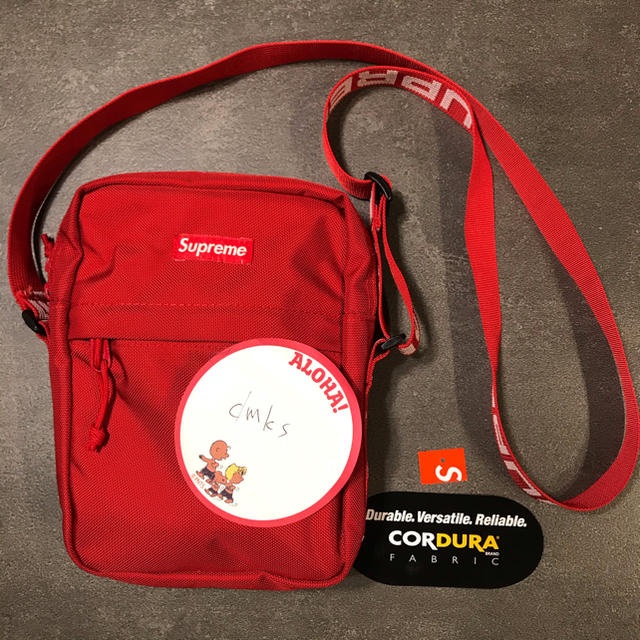 supreme 18ss shoulder bag red