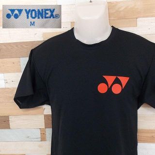 ヨネックス(YONEX)の【YONEX】 美品 ヨネックス 半袖Tシャツ ブラック サイズM(Tシャツ/カットソー(半袖/袖なし))