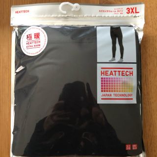 ユニクロ(UNIQLO)のエクストラウォームタイツ　3XL　ブラック(レギンス/スパッツ)