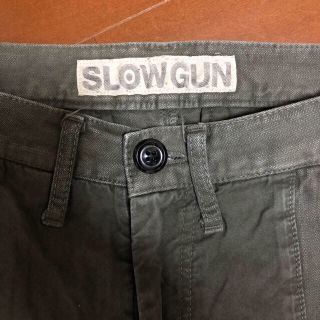 SlowGun - SLOWGUN カーキ カーゴパンツの通販 by たまごちゃん's