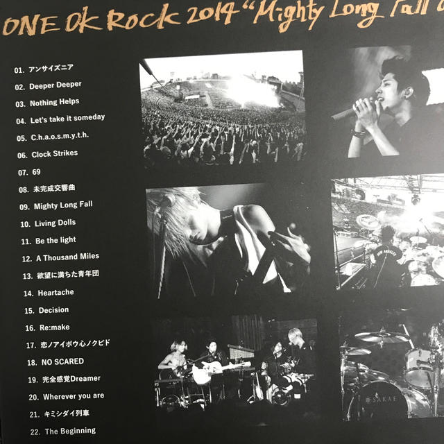 ONE OK ROCK 2014  Mighty Long Fall  DVD