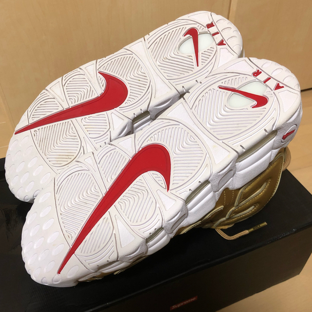 NIKE(ナイキ)の最終！　シュプテン   ゴールド　supreme  ×  nike   メンズの靴/シューズ(スニーカー)の商品写真